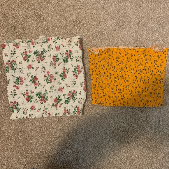 Two floral tube tops - Picture 1 of 4